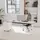 Yaasa Schreibtisch 180 x 80 cm Weiß
