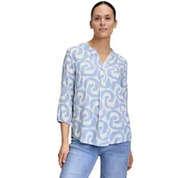 Cartoon Blusenshirt mit Muster 38,