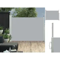 vidaXL Ausziehbare Seitenmarkise 100 x 500 cm grau