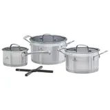 chef cuisine international CHEF CUISINE Topf-Set 3-tlg. Ø 16 cm + Ø 20 cm + Ø 24 cm