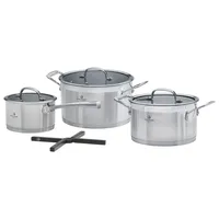 chef cuisine international CHEF CUISINE Topf-Set 3-tlg. Ø 16 cm + Ø 20 cm + Ø 24 cm