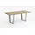 Niehoff Noah Gartentisch 160 x 95 x 76 cm Teak gebürstet/silber