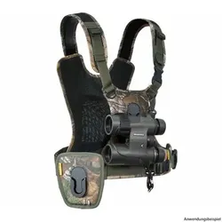 Cotton Carrier Carrier CCS G3 Camera Harness Binocular - Brustgeschirr für 1 DSLR- oder DSLM-Kamera Camouflage
