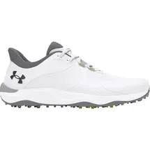 Under Armour Golfschuhe Herren Drive Pro Spikeless Wide, weiß/grau - 44_5