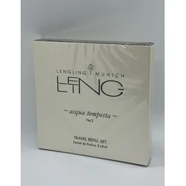 LENGLING MUNICH Acqua Tempesta No 3 Extrait de Parfum 8 ml + Travel Refill Set 3 x 8 ml