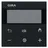 Gira S3000 Raumtemperaturregler Display System 55 schwarz