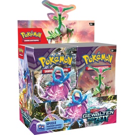 Pokémon Karmesin & Purpur – Gewalten der Zeit Display-Box (36 Boosterpacks), Mehrfarbig