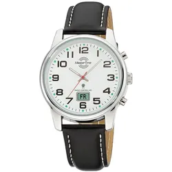 Quarzuhr, schwarz, Armbanduhren, Damen, Chronograph Funkuhr
