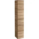 Fackelmann Milano Hochschrank 30,5 x 165,5 cm Braun Holz