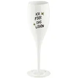 Koziol Sektglas Cheers Kunststoff 1 St. Weiß