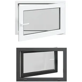 vidaXL Kellerfenster RISOR 90 x 60 cm PVC und Glas