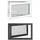 vidaXL Kellerfenster RISOR 90 x 60 cm PVC und Glas
