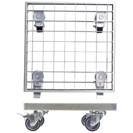 Wagner design yourself Pflanzenroller GH 7015 Metall silber quadratisch 29,0 x 9,5 cm