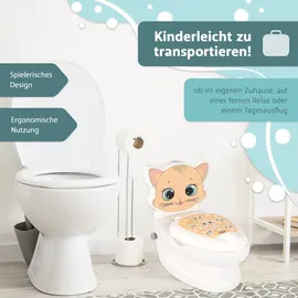 pilsan Töpfchen mit Spülgeräusch Katze, Kindertoilette