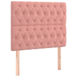 vidaXL Boxspringbett 100 x 200 cm Rosa