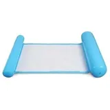 Blaue Mehrzweck-schwimmhängematte, Aufblasbarer Pool-schwimmreifen, 4-in-1-schwimmliege, Schwimmhängematte, Mehrzweck-wasserhängematte, Faltbare Tragbare Schwimmhängematte, Ultraleichter Schwimmreifen