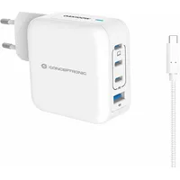 Conceptronic 4-Port 100W GaN USB PD Charger - Weiß