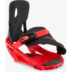 Snowboardbindung Kinder Schnellverschluss - Faky S schwarz/rot schwarz|rot S
