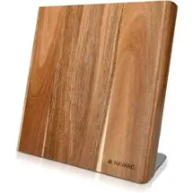 Navaris Messerhalter magnetisch aus Akazienholz, braun