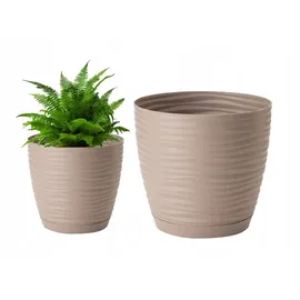 OEM Blumentopf Ø 14,7 x 13,6 cm Beige