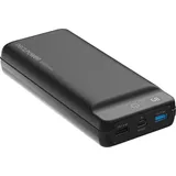 Realpower PB-30k PD 30000 mAh, Schwarz