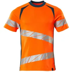 Warnschutz T-Shirt "ACCELERATE SAFE" UV-Schutz - XL - orange/dunkelpetroleum