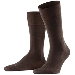 FALKE Herren Socken Multipack - Sensitiv Berlin, Kurzstrumpf, Komfortbund, Uni Braun 47-50 3er Pack (3x1P)