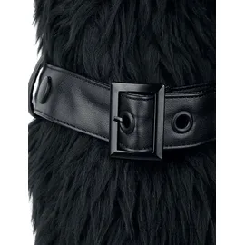 Gothicana by EMP Damen schwarze Übergangsjacke mit Schnallen XXL - schwarz - XXL