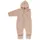 Kinder Fleece Overall Größe 74 beige