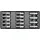 Yato Schubladeneinsatz 385x175x41mm inkl. mit Stecknüssen 1/2" 8-21mm, 14-teilig