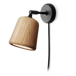 New Works - Material Wandleuchte, Eiche
