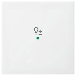 Wippe 1-fach, mit Symbol " Dimmer"  für Busch-free@home® Busch-balance® SI  (alpinweiß)
