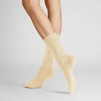Hudson Basicsocken Winter Plait 1-Paar Braun 35-38