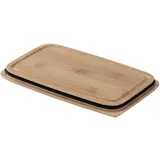 Rösle Brotzeitdeckel FLEXX 2GO (LBH 27x15x3 cm) - braun