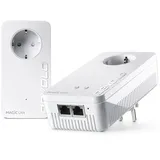 devolo Magic 2 WiFi 6 Starter Kit Powerline Adapter 2400 Mbit/s Kabellos und Powerline-Adapter Set, 2er-Bundle (8816)