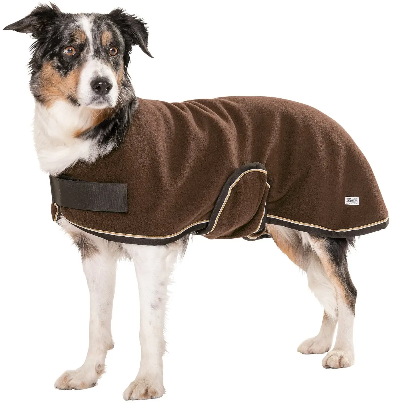 EQUEST 4DOGS Hundemantel Alpha Fleece mokka 50 cm
