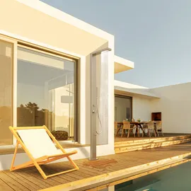 Eclipse NANI silber Gartendusche