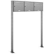 AL Briefkastensysteme 3 Fach Briefkastenanlage DIN A4 modern