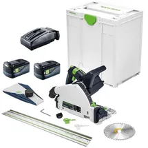 Festool Tauchsäge TSC55KEB-Basic + Ladegerät + Führungsschiene FS1400/2