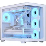 AeroCool P500C-G-WT-v1 Mid-Tower Weiß
