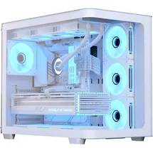 AeroCool P500C-G-WT-v1 Mid-Tower Weiß