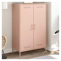VidaXL Highboard Rosa 68x39x113 cm Stahl