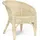 Dekoleidenschaft Rattansessel beige