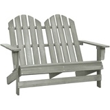 vidaXL Adirondack-Gartenbank 119,5 x 85,5 x 89,5 cm grau