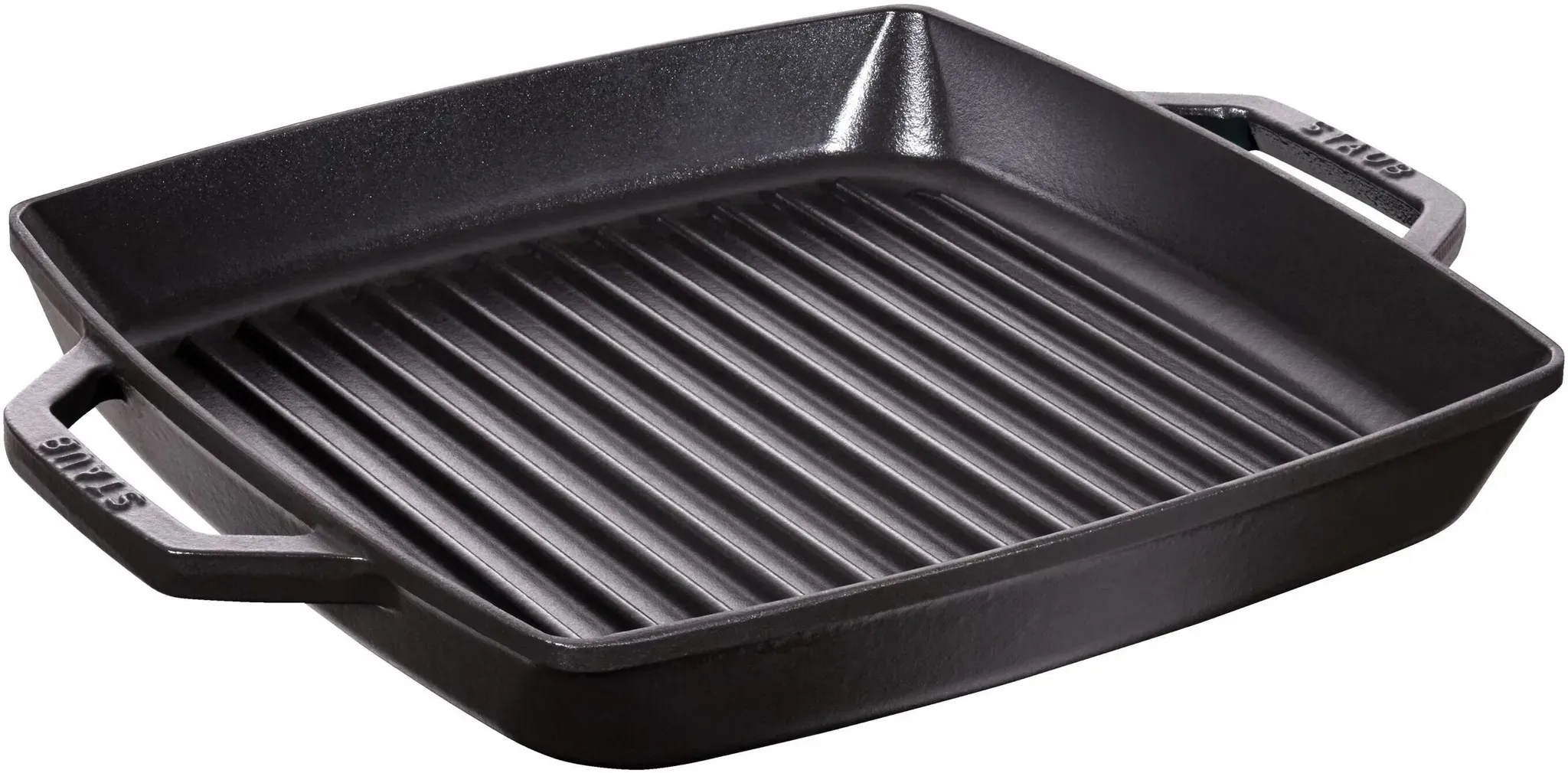 Preisvergleich Produktbild Staub Grill Pans Grillpfanne 28 cm, Gusseisen, Schwarz