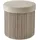 Relaxdays Sitzhocker Samt 38 x 38 x 38 cm Beige
