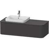 Duravit Happy D.2 Plus Konsolenwaschtischunterbau wandhängend, 1300x550 mm, 1 Auszug, HP4942L80800010,