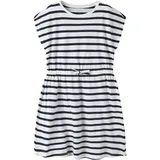 NAME IT Kleid, 'Mie' - Weiß,Dunkelblau - 98