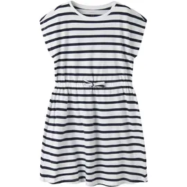 NAME IT Kleid, 'Mie' - Weiß,Dunkelblau - 98