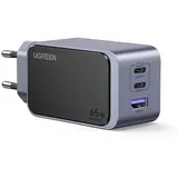 UGREEN Nexode S 65W 3-Port GaN Fast Charger 2x USB-C® 1x USB-A